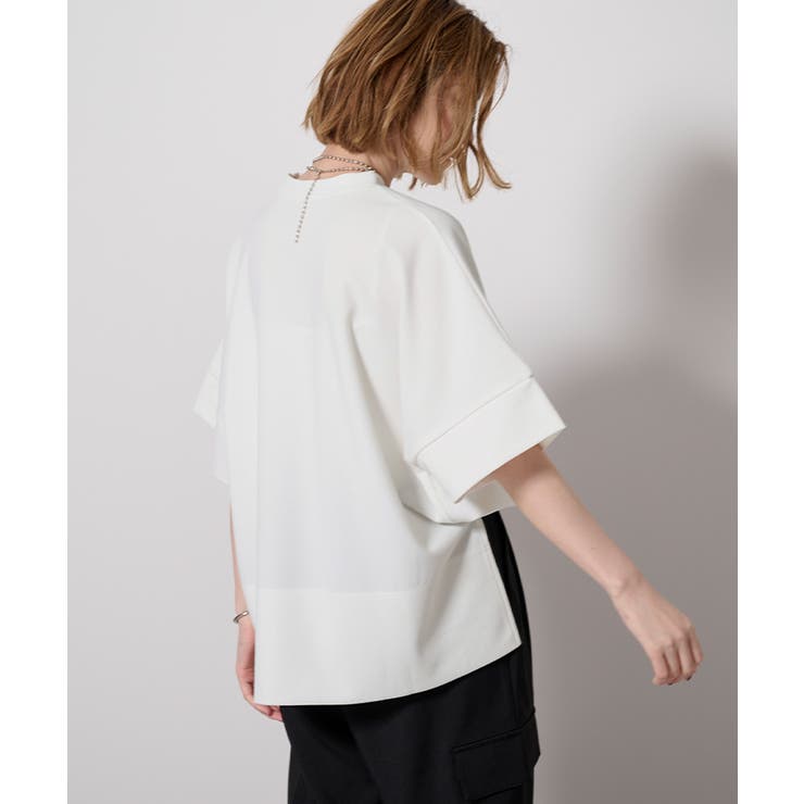 カットジョーゼットボックスシルエットトップス【UR'S ユアーズ