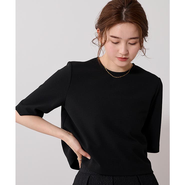 カットジョーゼットクルーネッククロップドプルオーバー【UR’S ユアーズ】 | titivate | 詳細画像10 