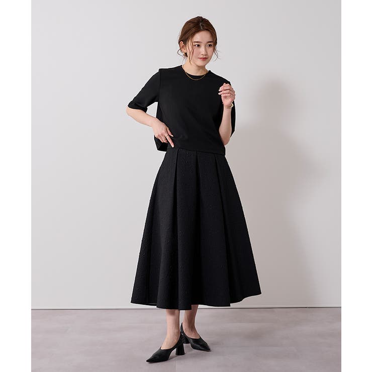 カットジョーゼットクルーネッククロップドプルオーバー【UR’S ユアーズ】 | titivate | 詳細画像11 