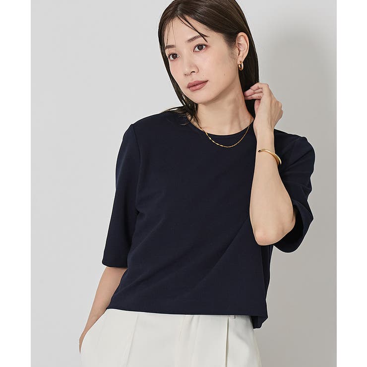 カットジョーゼットクルーネッククロップドプルオーバー【UR’S ユアーズ】 | titivate | 詳細画像12 