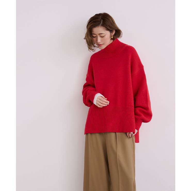 ハイネックサイドスリットオーバーサイズニット【UR’S ユアーズ】 | titivate | 詳細画像26 