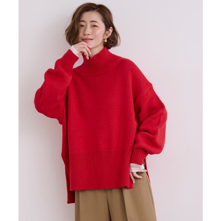 ハイネックサイドスリットオーバーサイズニット【UR’S ユアーズ】 | titivate | 詳細画像28 