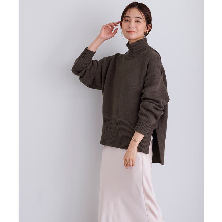 ハイネックサイドスリットオーバーサイズニット【UR’S ユアーズ】 | titivate | 詳細画像19 