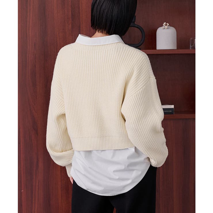 クルーネッククロップドニット【UR’S ユアーズ】 | titivate | 詳細画像29 