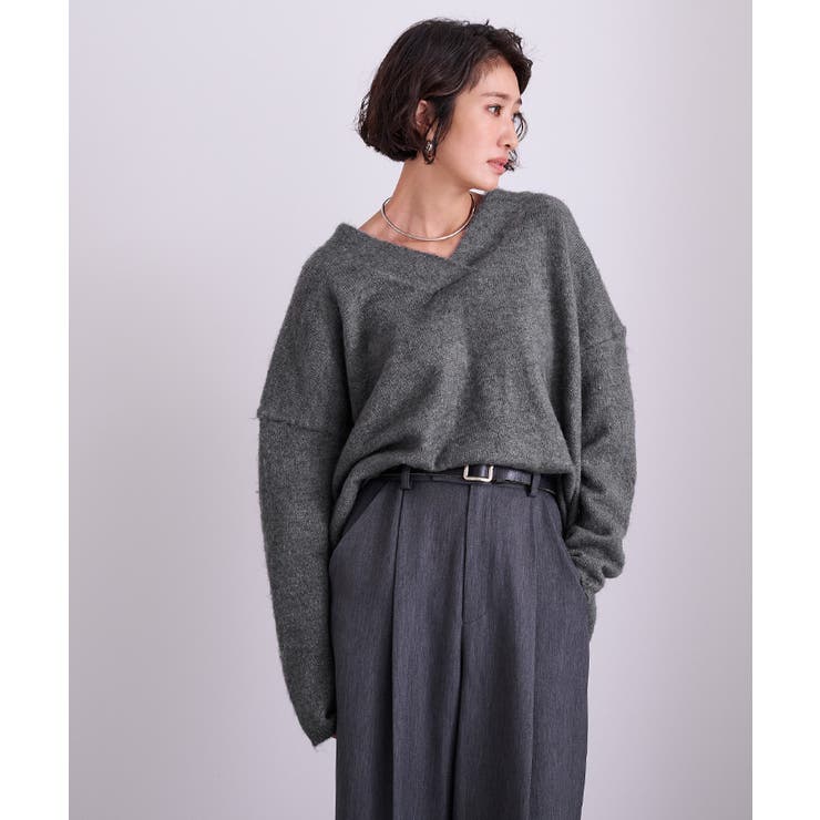 ワイドVネックニット【UR’S ユアーズ】 | titivate | 詳細画像20 