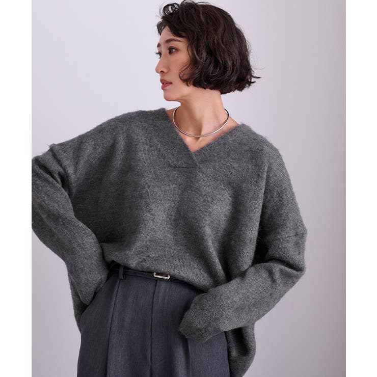 ワイドVネックニット【UR’S ユアーズ】 | titivate | 詳細画像23 