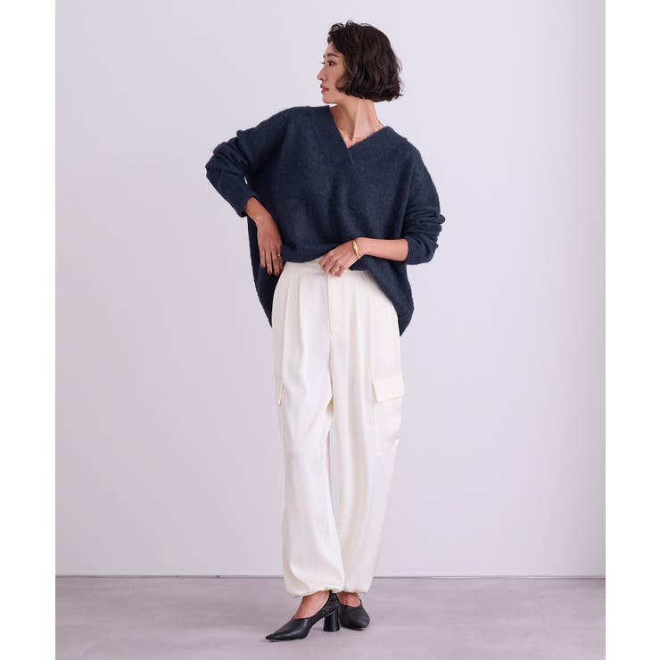 ワイドVネックニット【UR’S ユアーズ】 | titivate | 詳細画像25 