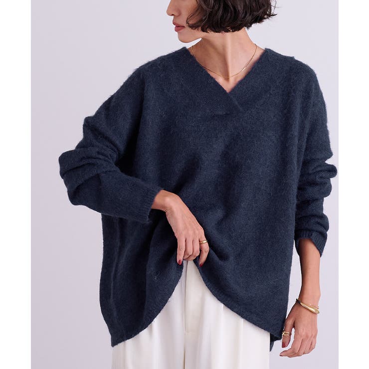 ワイドVネックニット【UR’S ユアーズ】 | titivate | 詳細画像26 