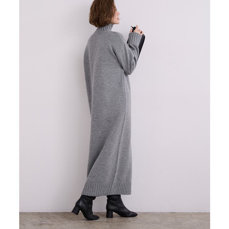 タートルネックIラインニットワンピース【UR’S ユアーズ】 | titivate | 詳細画像23 