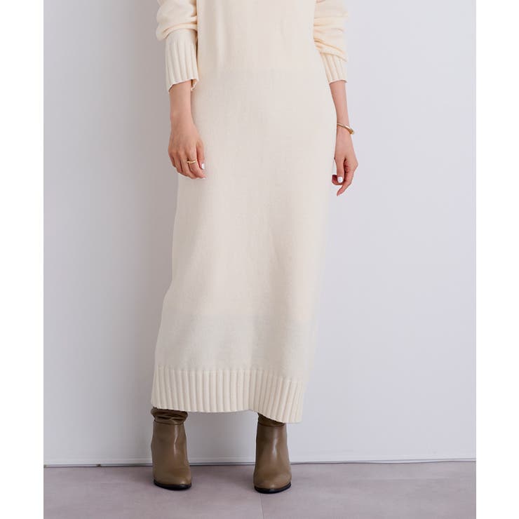 タートルネックIラインニットワンピース【UR’S ユアーズ】 | titivate | 詳細画像25 