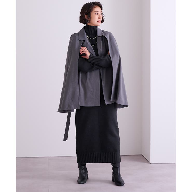 タートルネックIラインニットワンピース【UR’S ユアーズ】 | titivate | 詳細画像18 