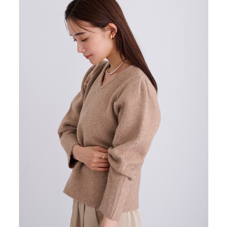 前後2wayパフスリーブニット【UR’S ユアーズ】 | titivate | 詳細画像14 