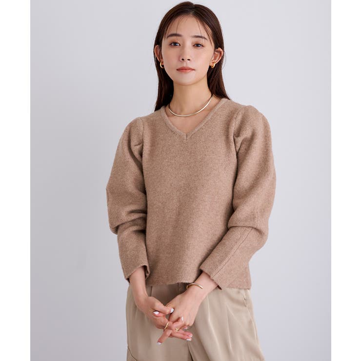 前後2wayパフスリーブニット【UR’S ユアーズ】 | titivate | 詳細画像15 