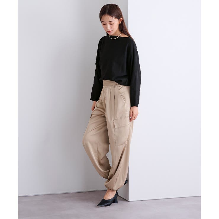 ボートネックドルマンスリーブベーシックニット【UR’S ユアーズ】 | titivate | 詳細画像31 