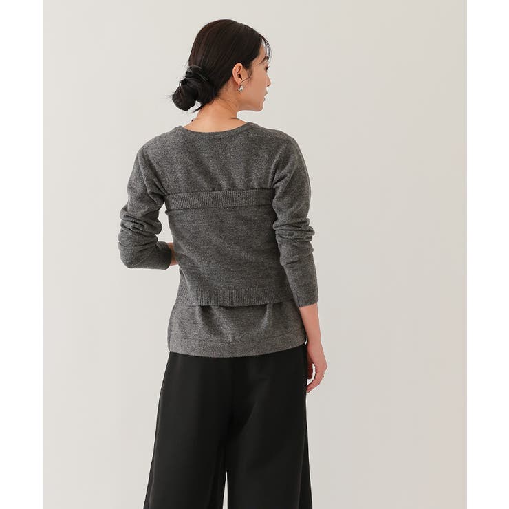 ニットカーディガン×ビスチェセット【UR’S ユアーズ】 | titivate | 詳細画像7 