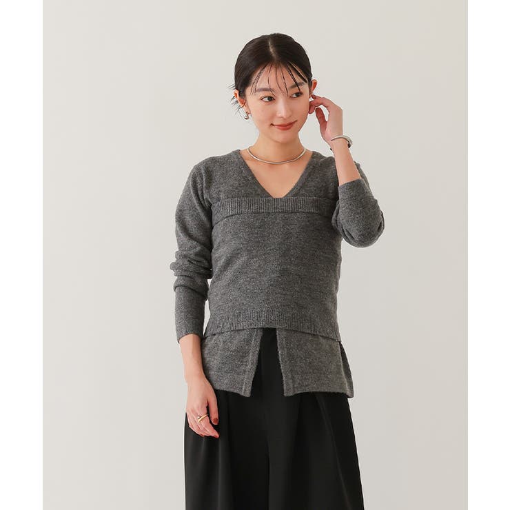 ニットカーディガン×ビスチェセット【UR’S ユアーズ】 | titivate | 詳細画像11 