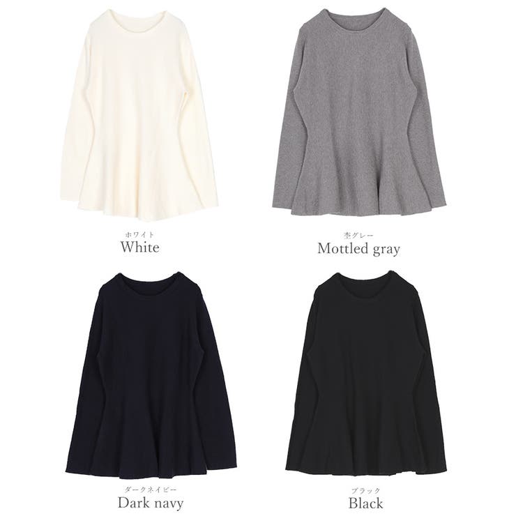 カシミヤタッチクルーネックペプラムニット【UR’S ユアーズ】 | titivate | 詳細画像10 