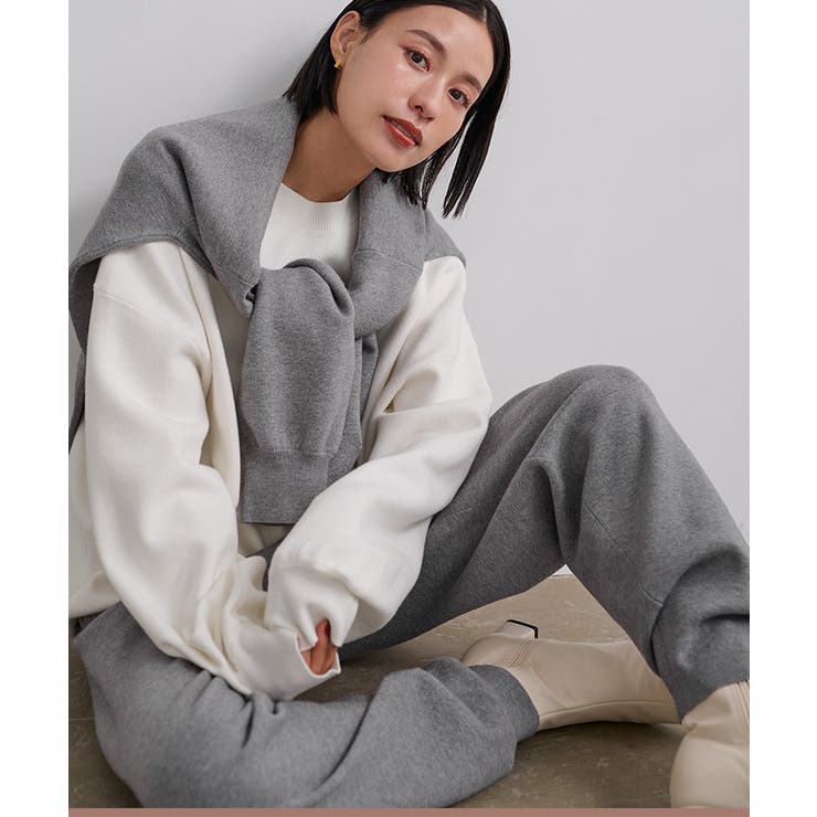 スウェットライクニットジョガーパンツ【UR’S ユアーズ】 | titivate | 詳細画像14 