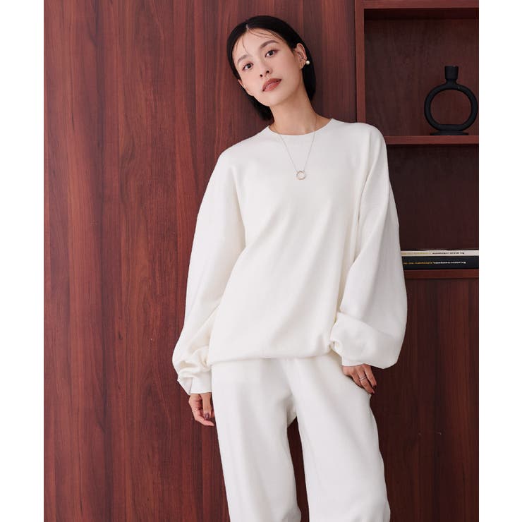 スウェットライクオーバーサイズニット【UR’S ユアーズ】 | titivate | 詳細画像4 