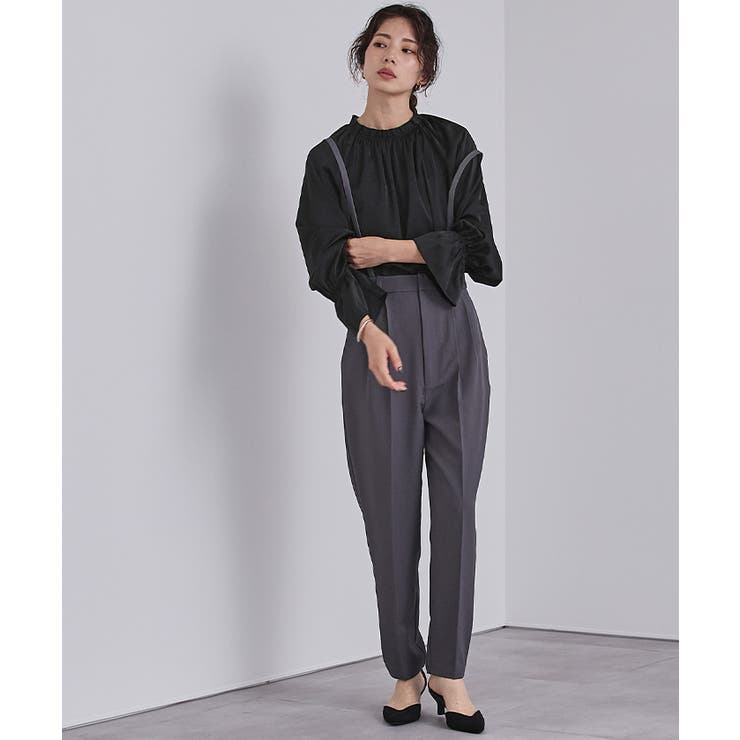 サテンフリルネックキャンディースリーブブラウス【UR’S ユアーズ】 | titivate | 詳細画像9 