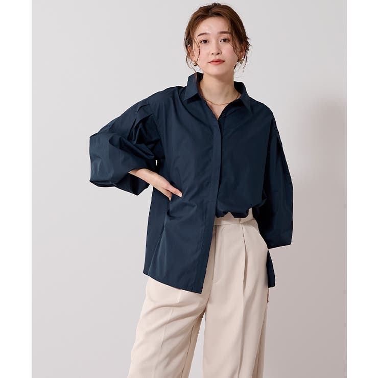 スタンダードカラーボリュームスリーブフレアシャツ【UR’S ユアーズ】 | titivate | 詳細画像19 