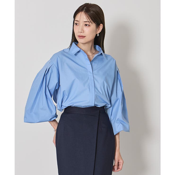 スタンダードカラーボリュームスリーブフレアシャツ【UR’S ユアーズ】 | titivate | 詳細画像24 