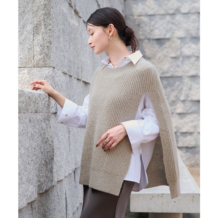 ケープニットベスト【UR’S ユアーズ】 | titivate | 詳細画像2 