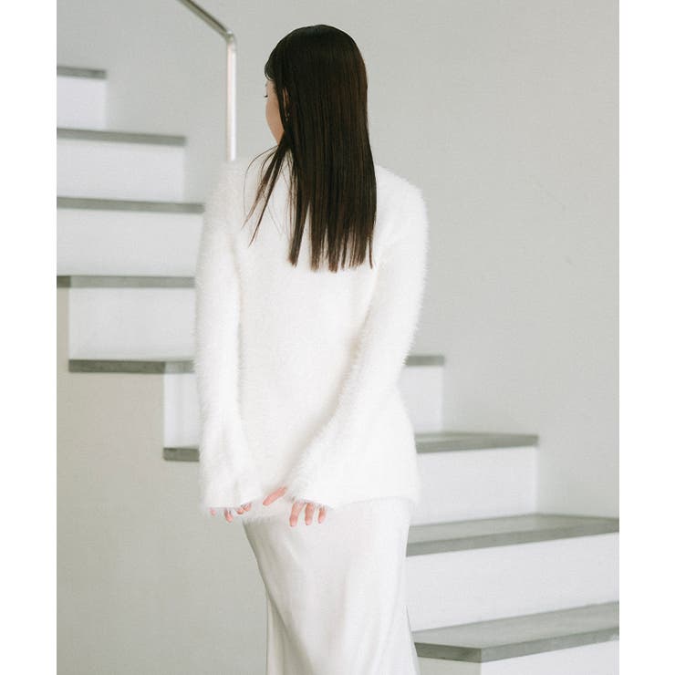 襟付きシャギーニットカーディガン【UR’S ユアーズ】 | titivate | 詳細画像18 