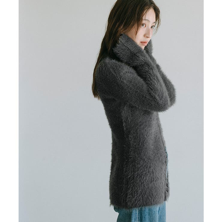 襟付きシャギーニットカーディガン【UR’S ユアーズ】 | titivate | 詳細画像28 