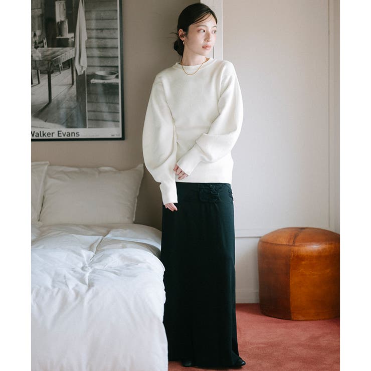 ボリュームスリーブウエストフィットニット【UR’S ユアーズ】 | titivate | 詳細画像24 