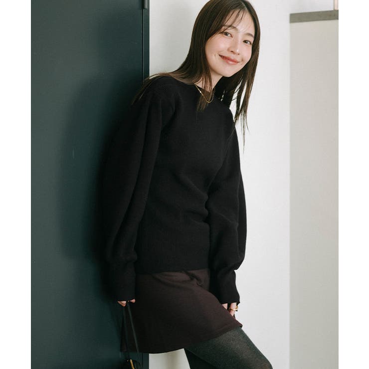 ボリュームスリーブウエストフィットニット【UR’S ユアーズ】 | titivate | 詳細画像27 