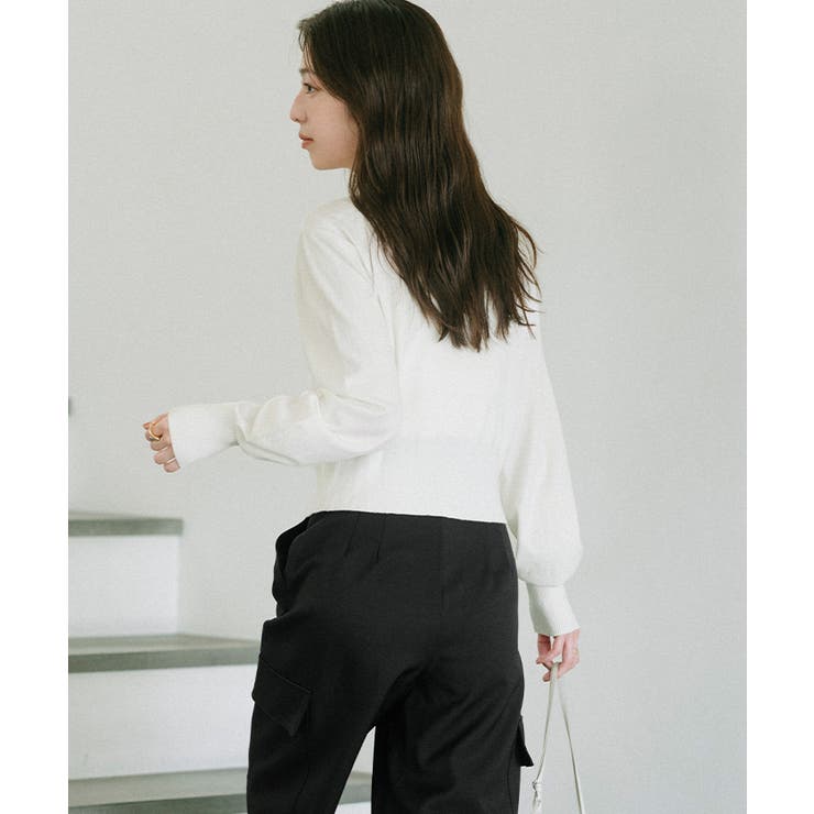 2way襟クロップドニットカーディガン【UR’S ユアーズ】 | titivate | 詳細画像17 