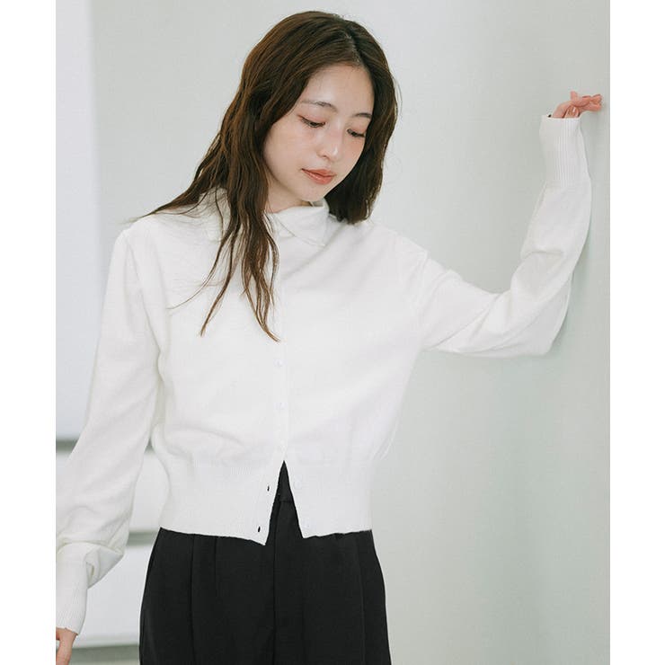 2way襟クロップドニットカーディガン【UR’S ユアーズ】 | titivate | 詳細画像20 