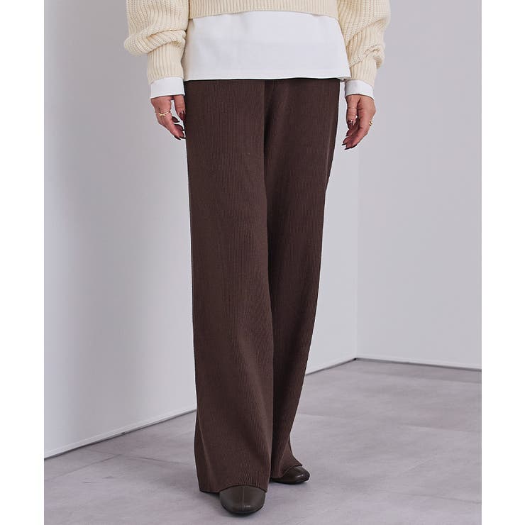 リラックスリブニットワイドパンツ【UR’S ユアーズ】 | titivate | 詳細画像17 