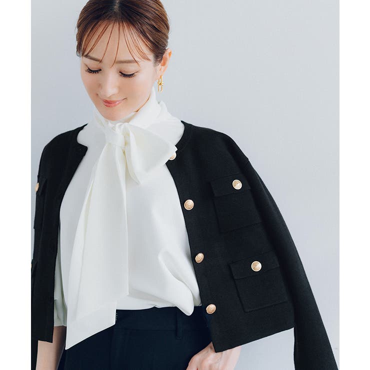 ゴールド釦ニットカーディガン/ジャケット【UR’S ユアーズ】 | titivate | 詳細画像13 