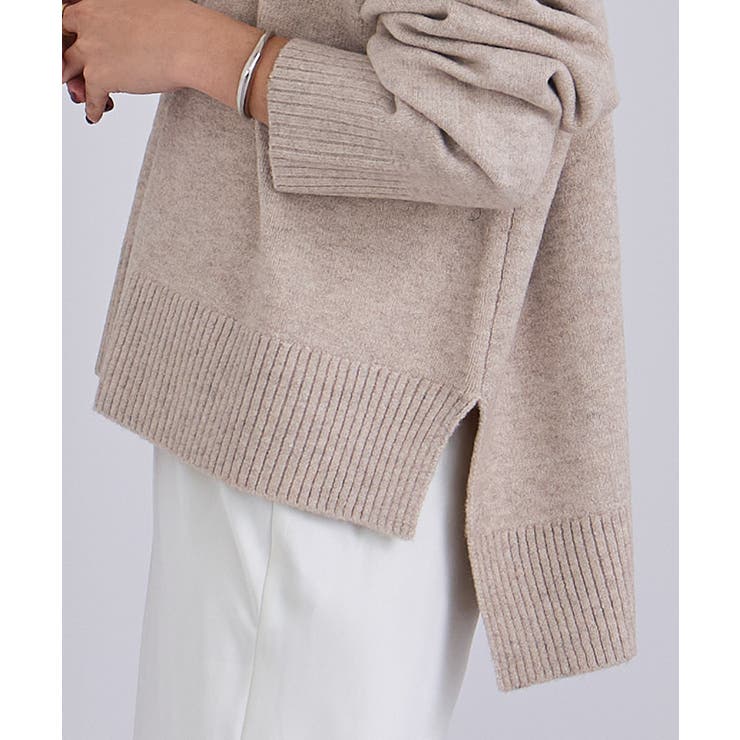 スフレタッチハイネックオーバーサイズニット【UR’S ユアーズ】 | titivate | 詳細画像6 