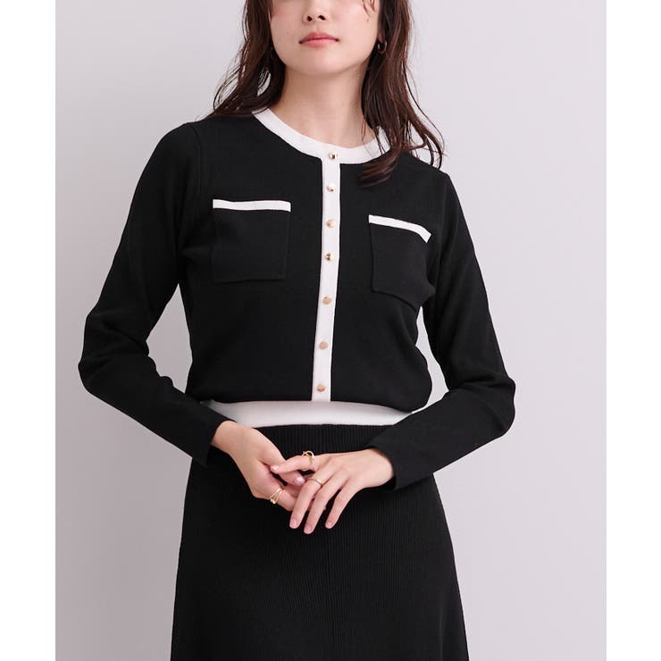 バイカラーポケットデザインニットワンピース【UR’S ユアーズ】 | titivate | 詳細画像13 