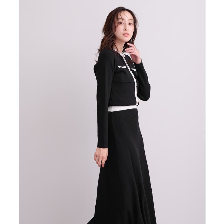 バイカラーポケットデザインニットワンピース【UR’S ユアーズ】 | titivate | 詳細画像17 