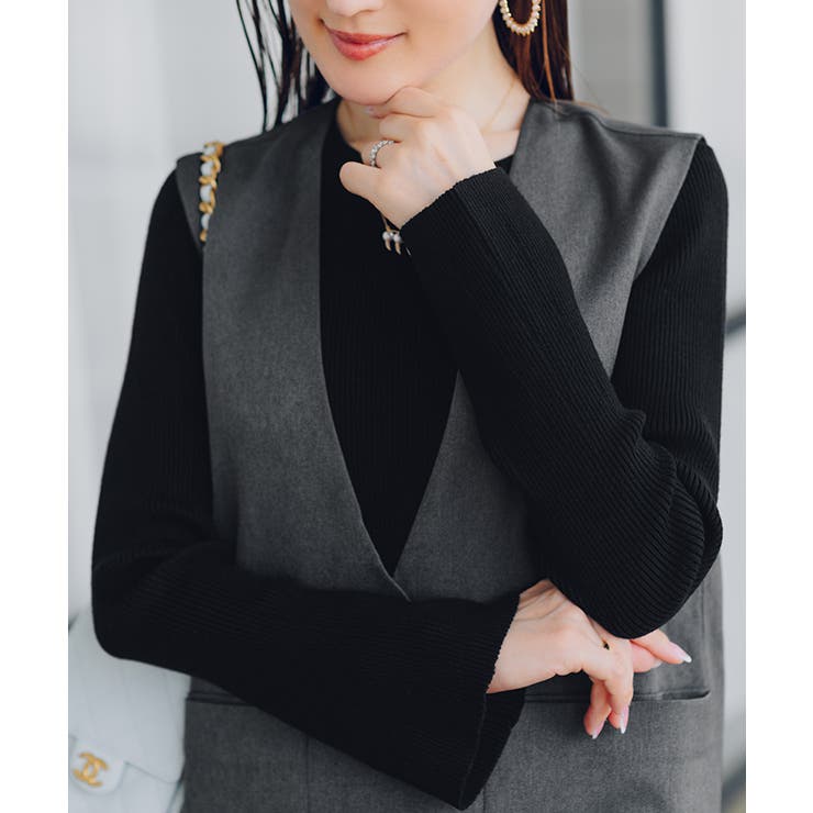 フレアスリーブリブニット【UR’S ユアーズ】 | titivate | 詳細画像4 