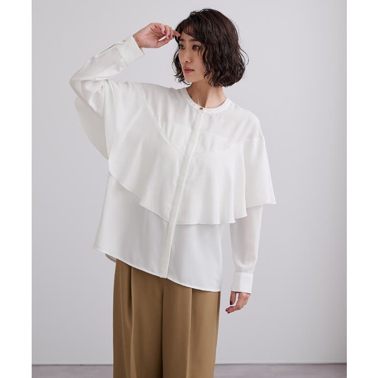 ラッフルバンドカラーブラウス【UR’S ユアーズ】 | titivate | 詳細画像18 