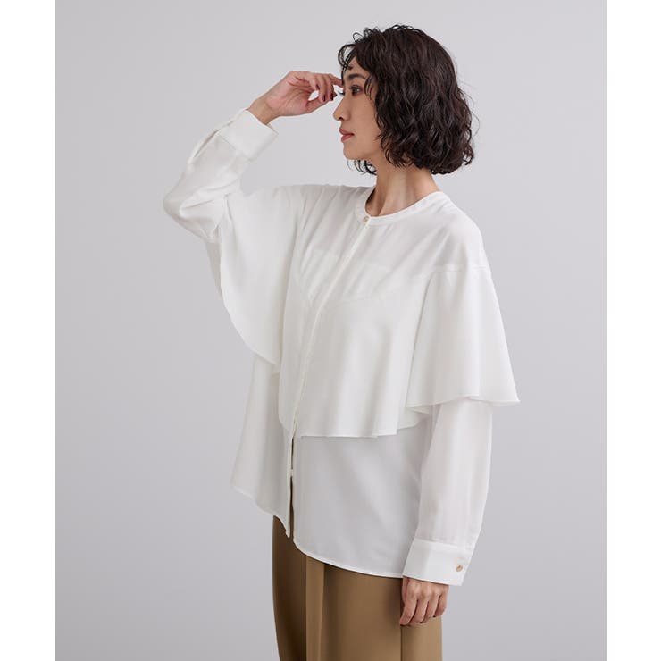 ラッフルバンドカラーブラウス【UR’S ユアーズ】 | titivate | 詳細画像20 