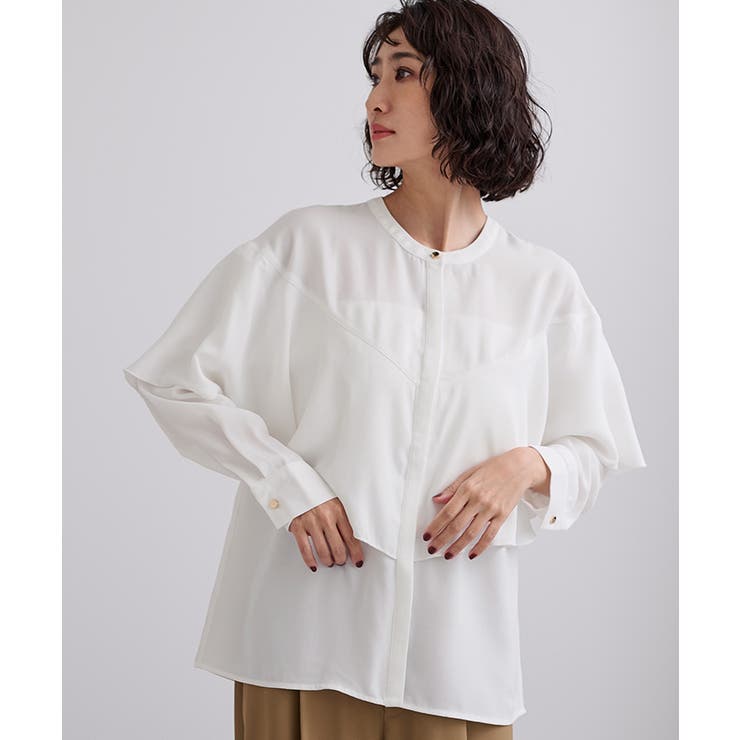 ラッフルバンドカラーブラウス【UR’S ユアーズ】 | titivate | 詳細画像21 