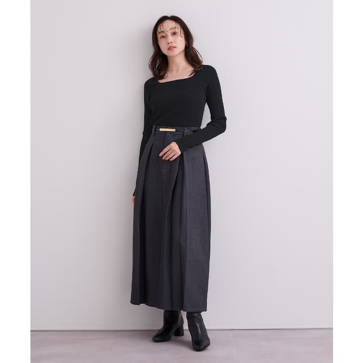 スクエアネックラグランスリーブリブニット【UR’S ユアーズ】 | titivate | 詳細画像26 