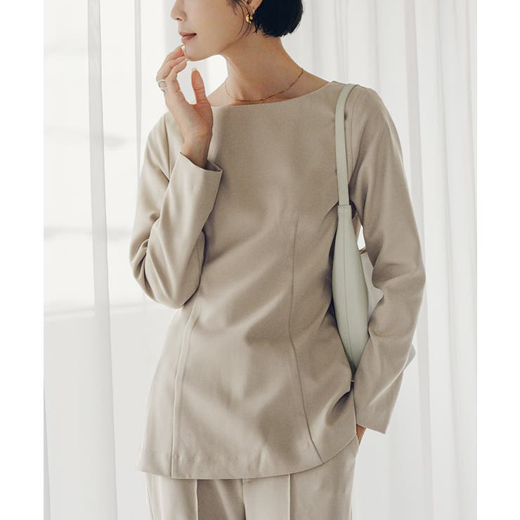 ボートネックペプラムブラウス【UR’S ユアーズ】【セレモニー】 | titivate | 詳細画像17 