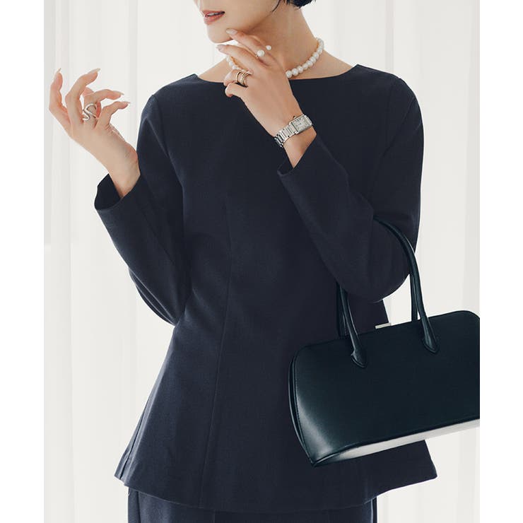 ボートネックペプラムブラウス【UR’S ユアーズ】【セレモニー】 | titivate | 詳細画像20 