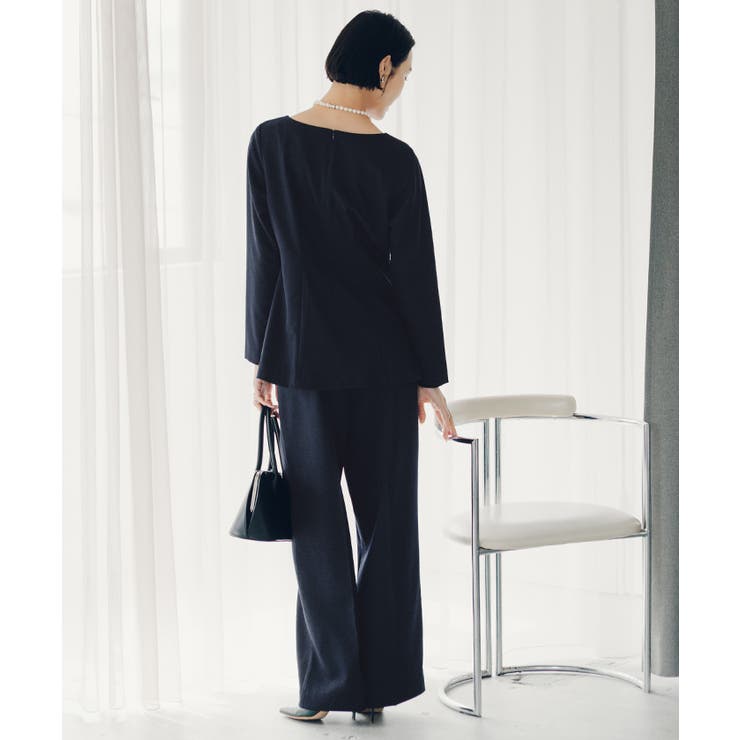 ボートネックペプラムブラウス【UR’S ユアーズ】【セレモニー】 | titivate | 詳細画像21 