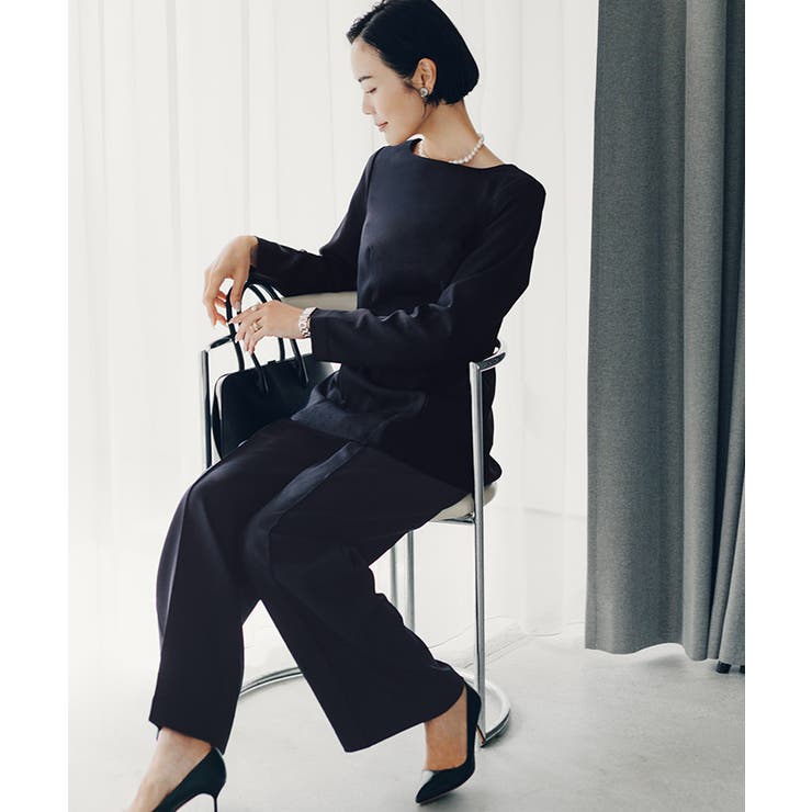 ボートネックペプラムブラウス【UR’S ユアーズ】【セレモニー】 | titivate | 詳細画像22 