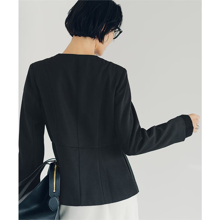 美シルエットゴールド釦ペプラムジャケット【UR’S ユアーズ】【セレモニー】 | titivate | 詳細画像28 