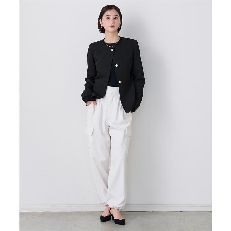 美シルエットゴールド釦ペプラムジャケット【UR’S ユアーズ】【セレモニー】 | titivate | 詳細画像15 