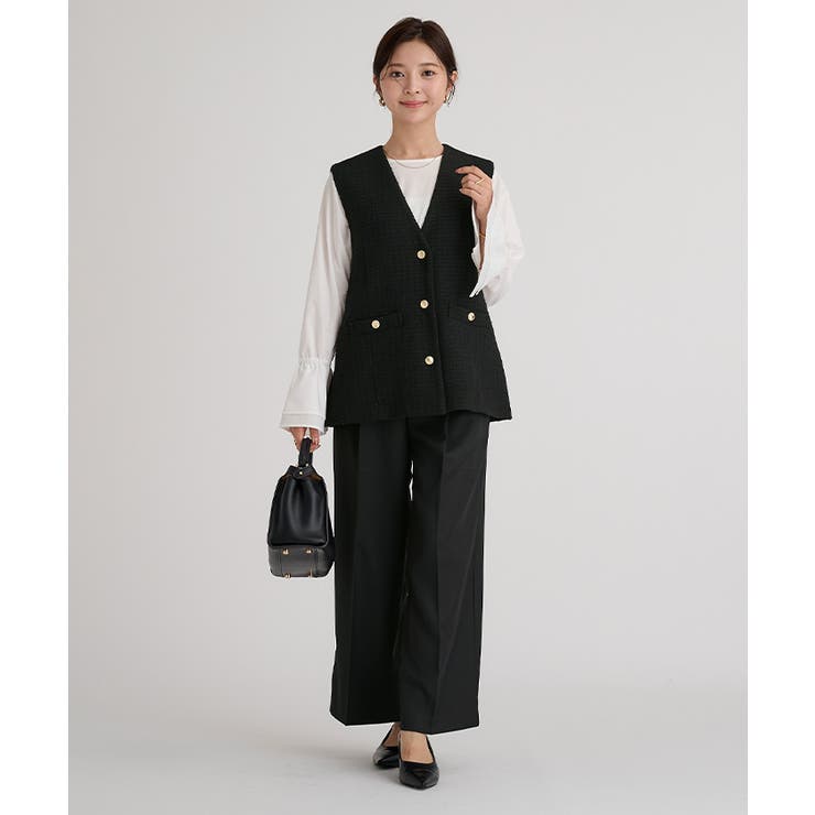 ツイードジレベスト【UR’S ユアーズ】【セレモニー】 | titivate | 詳細画像10 